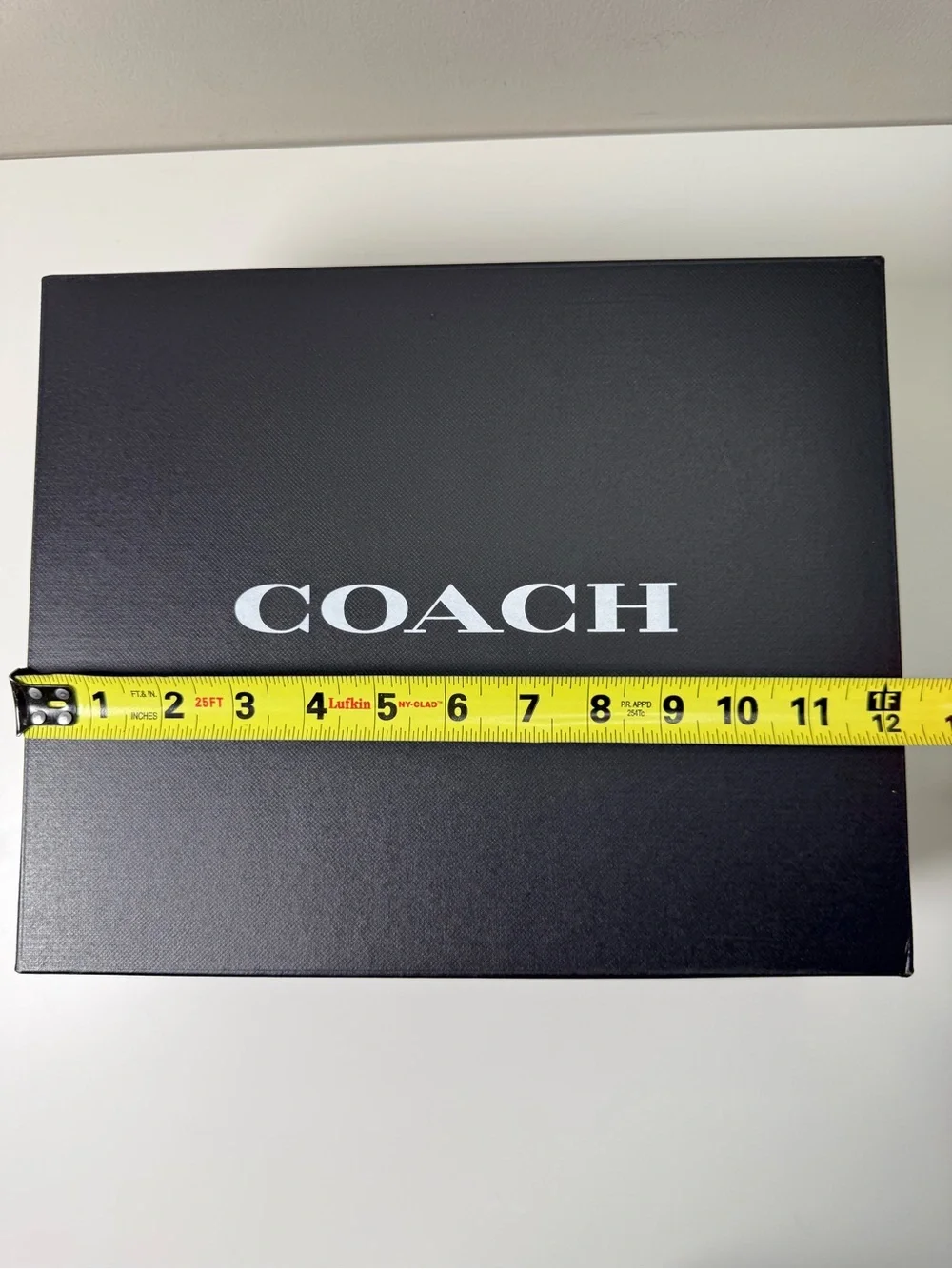 Coach | Empty Shoe Box Gift Box with Lid | Black